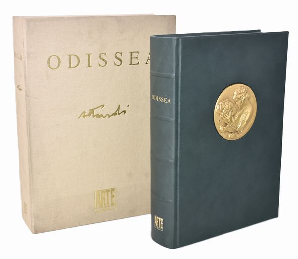 [Libro d'Artista] Omero : ODISSEA con illustrazioni di Ugo Attardi. Edizione limitata & autografata es. n. 118/1425. Art'è Scripta, Bologna, 2001.  - Asta Libri Rari & Manoscritti del XVI Secolo - Associazione Nazionale - Case d'Asta italiane