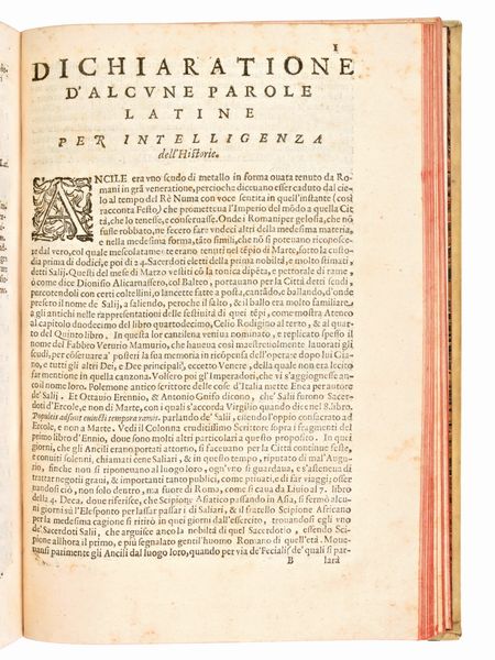 [Storia] Alamos de Barrientos, Baltasar : Opere di G. Cornelio Tacito. Annali, Historie, Costumi de' Germani, e vita Agricola... In Venetia : appresso i Giunti, 1628.  - Asta Libri Rari & Manoscritti del XVI Secolo - Associazione Nazionale - Case d'Asta italiane