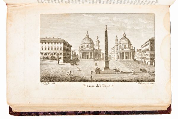 [ROMA/GUIDA] Roma compiutamente descritta in sette giornate per comodo de' forastieri con un'appendice de' contorni e dell'indicazione del viaggio da Roma a Napoli. Roma, Paggioli & De Romanis, 1830  - Asta Libri Rari & Manoscritti del XVI Secolo - Associazione Nazionale - Case d'Asta italiane