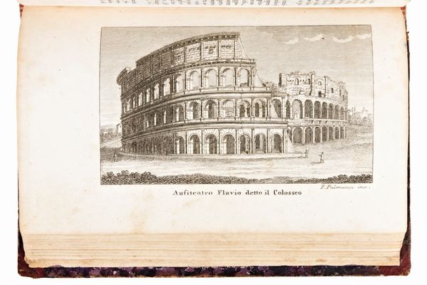 [ROMA/GUIDA] Roma compiutamente descritta in sette giornate per comodo de' forastieri con un'appendice de' contorni e dell'indicazione del viaggio da Roma a Napoli. Roma, Paggioli & De Romanis, 1830  - Asta Libri Rari & Manoscritti del XVI Secolo - Associazione Nazionale - Case d'Asta italiane