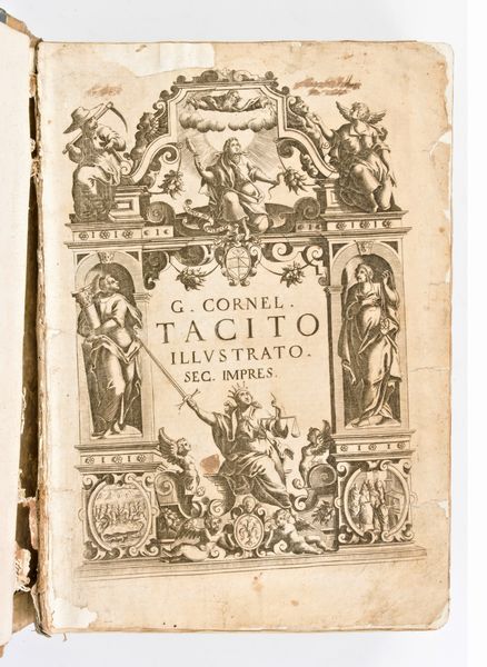 [Storia] Alamos de Barrientos, Baltasar : Opere di G. Cornelio Tacito. Annali, Historie, Costumi de' Germani, e vita Agricola... In Venetia : appresso i Giunti, 1628.  - Asta Libri Rari & Manoscritti del XVI Secolo - Associazione Nazionale - Case d'Asta italiane