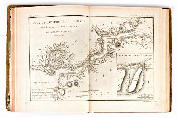 [Atlante Antica Grecia] Barthélemy, Jean Jacques : Recueil de cartes géographiques plans, vues et médailles de l'ancienne Grèce. De Bure, Paris 1788  - Asta Libri Rari & Manoscritti del XVI Secolo - Associazione Nazionale - Case d'Asta italiane