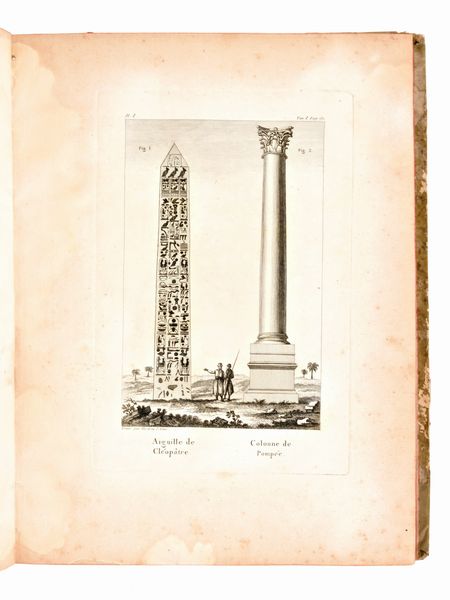 [Viaggi/Egitto] C.S. Sonnini: Voyage dans la Haute et Basse Egypte, ... A Paris, chez F. Buisson 1799 - 3 voll & Atlas  - Asta Libri Rari & Manoscritti del XVI Secolo - Associazione Nazionale - Case d'Asta italiane