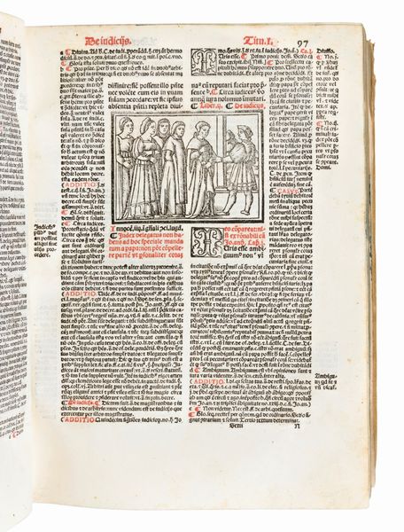 [Diritto canonico] Sextus decretalium liber a Bonifacio octavo in Concilio Lugdunensi editus... Venetijs, per heredes Octauiani Scoti sociosque, 1525  - Asta Libri Rari & Manoscritti del XVI Secolo - Associazione Nazionale - Case d'Asta italiane