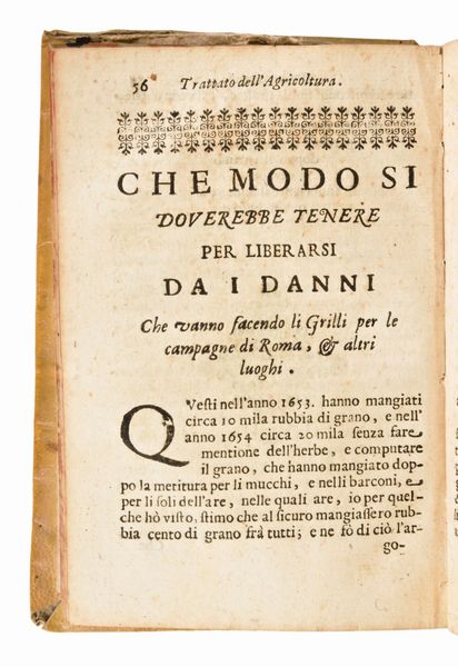 [ VITERBO / ECONOMIA ]  Pontati, Paolo Pietro : Tariffa economica, et agricola con li suoi trattati : vi sono anco l'esigenze de' crediti, differenze de' pesi, e misure, che sono tra Roma, e Siena, e li materiali delle fabriche con un modo facile per imparar d'abaco .. / da Paolo Pietro Pontati  Viterbo : Girolamo Diotalleui 1655  - Asta Libri Rari & Manoscritti del XVI Secolo - Associazione Nazionale - Case d'Asta italiane