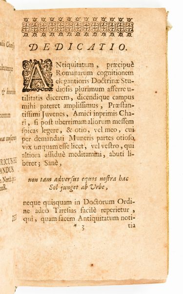 [Mitologia/ROMA] Hildebrand, Friedrich : Antiquitates Romanæ, in compendium contractæ, et juxta ordinem alphabeti dispositæ... Franeker, Leonardum Strik, 1700  - Asta Libri Rari & Manoscritti del XVI Secolo - Associazione Nazionale - Case d'Asta italiane