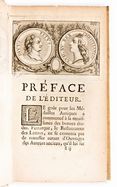 [Numismatica/Roma] Jobert, Louis: La science des medailles. 2 volumi. A Paris, chez De Bure 1739  - Asta Libri Rari & Manoscritti del XVI Secolo - Associazione Nazionale - Case d'Asta italiane