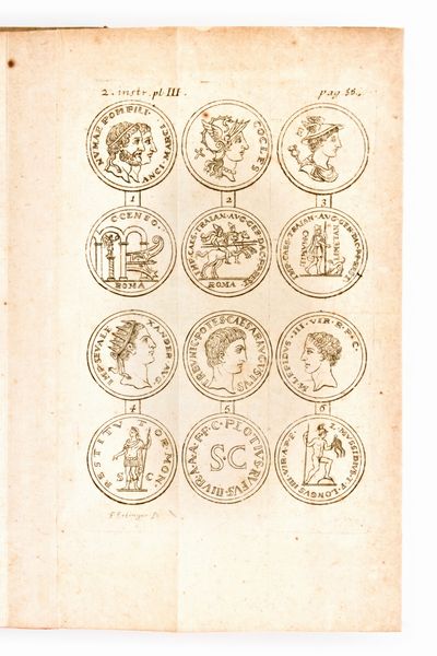 [Numismatica/Roma] Jobert, Louis: La science des medailles. 2 volumi. A Paris, chez De Bure 1739  - Asta Libri Rari & Manoscritti del XVI Secolo - Associazione Nazionale - Case d'Asta italiane