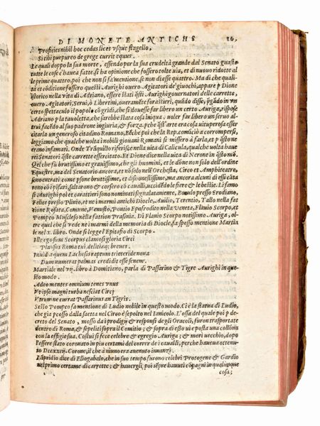 [Numismatica/Roma] Erizzo, Sebastiano : Discorso di M. Sebastiano Erizzo. Sopra le medaglie de gli antichi. Con la dichiaratione delle monete consulari, & delle medaglie de gli imperadori Romani. Venezia, Gio. Varisco & Paganino Paganini Quarta edizione ampliata [ca. 1585]  - Asta Libri Rari & Manoscritti del XVI Secolo - Associazione Nazionale - Case d'Asta italiane