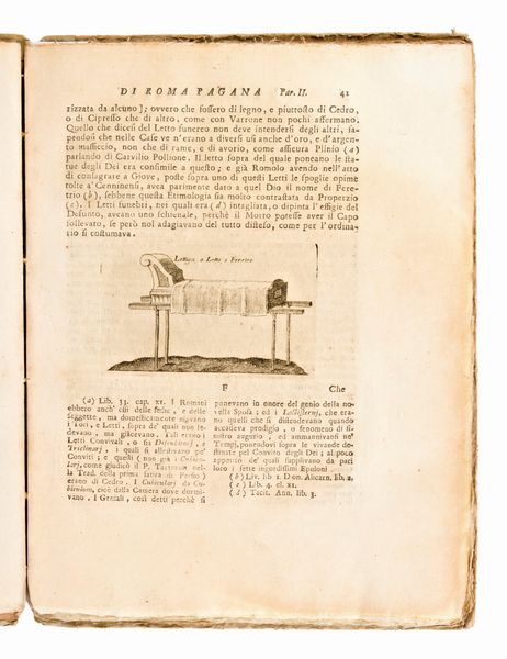 [Archeologia/Roma] Guasco, Francesco Eugenio : I Riti funebri di Roma pagana descritti da Francesco Eugenio Guasco.. In Lucca, per Filippo Maria Benedini, 1758  - Asta Libri Rari & Manoscritti del XVI Secolo - Associazione Nazionale - Case d'Asta italiane