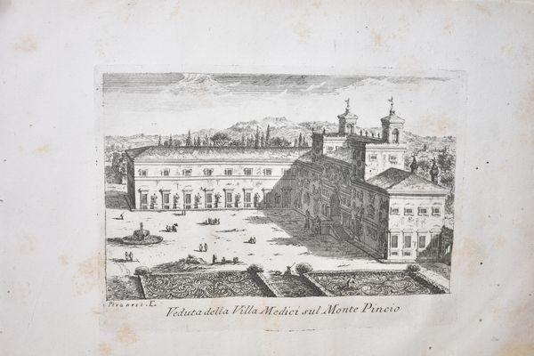 Venuti, Ridolfino ACCURATA, E SUCCINTA DESCRIZIONE TOPOGRAFICA E ISTORICA DI ROMA MODERNA. OPERA POSTUMA DELL'ABATE RIDOLFINO VENUTI CORTONESE, ... RIDOTTA IN MIGLIOR FORMA , ACCRESCIUTA , E ORNATA DI MOLTE FIGURE IN RAME. In Roma, 1766, presso Carlo Barbiellini.  - Asta Libri Rari & Manoscritti del XVI Secolo - Associazione Nazionale - Case d'Asta italiane