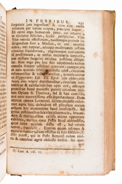 [Medicina/Farmacognosia] Tralles, Balthasar Ludwig: Usus opii salubris et noxius in morborum medela solidis et certis principiis superstructus. Napoli, ed. Orsino & Castellano 1779. 3 volumi  - Asta Libri Rari & Manoscritti del XVI Secolo - Associazione Nazionale - Case d'Asta italiane