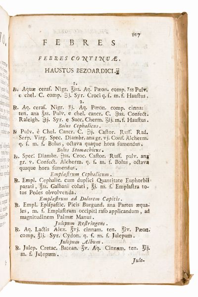 Lotto di 4 opere di medicina e farmacologia. Pharmacopoeia Collegii regalis medicorum Londinensis, 1784. - Frank, Johann Peter : De curandis hominum morbis 1794. - Plenck, Joseph Jakob : Elementi di medicina e chirurgia forense 1797. - Pilla, N. :  Introduzione alla teoria del moto universale. Napoli, 1818  - Asta Libri Rari & Manoscritti del XVI Secolo - Associazione Nazionale - Case d'Asta italiane