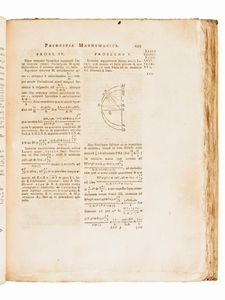 [Matematica] Newton, Isaac : Philosophiae Naturalis Principia Matematica Tomo 3 Pt. 1-2. Genevae : typis Barrillot & filii bibliop. & typogr., 1742.  - Asta Libri Rari & Manoscritti del XVI Secolo - Associazione Nazionale - Case d'Asta italiane