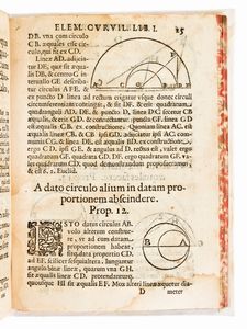 [Matematica/Geometria] Della Porta, Giovan Battista : Elementorum curvilineorum libri tres. Editore Zanetti Roma 1610  - Asta Libri Rari & Manoscritti del XVI Secolo - Associazione Nazionale - Case d'Asta italiane