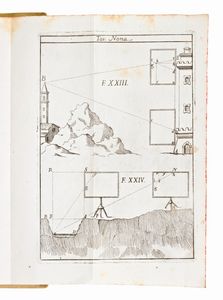 Ceneri, Angelo Maria : L'uso dello strumento geometrico detto la tavoletta pretoriana proposto, ed ampliato. Opera postuma del sig. Angelo Maria Ceneri geometra bolognese... In Bologna, Lelio dalla Volpe, Seconda edizione 1728  - Asta Libri Rari & Manoscritti del XVI Secolo - Associazione Nazionale - Case d'Asta italiane