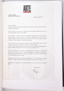 [Libro d'Artista] Omero : ODISSEA con illustrazioni di Ugo Attardi. Edizione limitata & autografata es. n. 118/1425. Art'è Scripta, Bologna, 2001.  - Asta Libri Rari & Manoscritti del XVI Secolo - Associazione Nazionale - Case d'Asta italiane