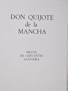 Cervantes Saavedra, Miguel de : DON QUIJOTE DE LA MANCHA. ILLUSTRAZIONI DI CARLO CARRÀ. Milano, 1947-1948, Edizioni della Conchiglia.  - Asta Libri Rari & Manoscritti del XVI Secolo - Associazione Nazionale - Case d'Asta italiane