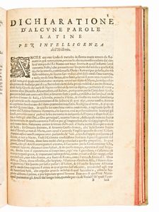 [Storia] Alamos de Barrientos, Baltasar : Opere di G. Cornelio Tacito. Annali, Historie, Costumi de' Germani, e vita Agricola... In Venetia : appresso i Giunti, 1628.  - Asta Libri Rari & Manoscritti del XVI Secolo - Associazione Nazionale - Case d'Asta italiane