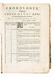 [Storia] Alamos de Barrientos, Baltasar : Opere di G. Cornelio Tacito. Annali, Historie, Costumi de' Germani, e vita Agricola... In Venetia : appresso i Giunti, 1628.  - Asta Libri Rari & Manoscritti del XVI Secolo - Associazione Nazionale - Case d'Asta italiane