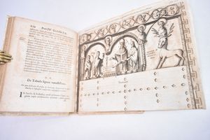 Kircher, Athanasius ATHANASII KIRCHERI E SOCIETATE IESU HISTORIA EUSTACHIO-MARIANA QUA ADMIRANDA D. EUSTACHIJ, SOCIORUMQUE VITA EX VARIJS AUTHORIBUS COLLECTA; LOCUS IN QUO EIDEM IN MONTE VULTURELLO CHRISTUS INTER CORNUA CERUI APPARUIT, NOUITER DETECTUS; … Romae, 1665, ex typographia Varesij.  - Asta Libri Rari & Manoscritti del XVI Secolo - Associazione Nazionale - Case d'Asta italiane