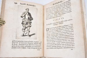 Kircher, Athanasius ATHANASII KIRCHERI E SOCIETATE IESU HISTORIA EUSTACHIO-MARIANA QUA ADMIRANDA D. EUSTACHIJ, SOCIORUMQUE VITA EX VARIJS AUTHORIBUS COLLECTA; LOCUS IN QUO EIDEM IN MONTE VULTURELLO CHRISTUS INTER CORNUA CERUI APPARUIT, NOUITER DETECTUS; … Romae, 1665, ex typographia Varesij.  - Asta Libri Rari & Manoscritti del XVI Secolo - Associazione Nazionale - Case d'Asta italiane