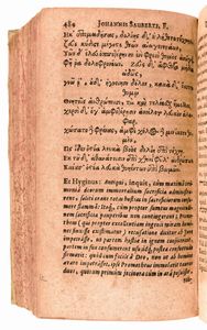 [Teologia] Saubert, Johann : Johannis Sauberti F. De sacrificiis veterum conlectanea historico-philologica, et miscella critica. Jenae, Matthaei Birckneri, excudit Samuel Krabsius, 1659  - Asta Libri Rari & Manoscritti del XVI Secolo - Associazione Nazionale - Case d'Asta italiane