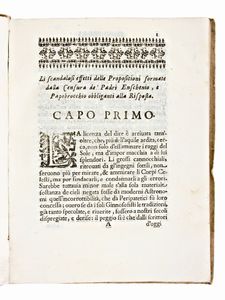 [Teologia] Stella, Onorio : Risposta alla censura de padri Godefrido Enschenio, e Daniele Papebrocchio sopra il martirologio bresciano accresciuto con li nomi de santi martiri... In Brescia, per il Rizzardi, 1687  - Asta Libri Rari & Manoscritti del XVI Secolo - Associazione Nazionale - Case d'Asta italiane