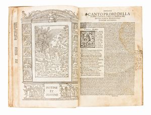 [Divina Commedia] Alighieri, Dante : Comedia di Danthe Alighieri poeta divino: con l'espositione di Christophoro landino: nuouamente impressa... 1529  - Asta Libri Rari & Manoscritti del XVI Secolo - Associazione Nazionale - Case d'Asta italiane