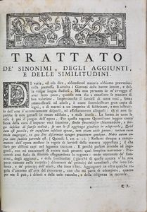 [Accademia della Crusca] VOCABOLARIO DEGLI ACCADEMICI DELLA CRUSCA. EDIZIONE SECONDA VENETA ACCRESCIUTA DI MOLTE VOCI RACCOLTE DAGLI AUTORI APPROVATI DALLA STESSA ACCADEMIA. VOLUME PRIMO-QUINTO. Venezia, 1763, appresso Francesco Pitteri.  - Asta Libri Rari & Manoscritti del XVI Secolo - Associazione Nazionale - Case d'Asta italiane