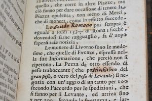 Conti, Alessandro : TRATTATO DE CAMBJ, RAGGUAGLI E COMMISSIONI. COMPOSTO DAL P. ALESSANDRO MARIA DI S. MATTEO ROMANO. Roma, 1726, nella Stamperia di S. Michele.  - Asta Libri Rari & Manoscritti del XVI Secolo - Associazione Nazionale - Case d'Asta italiane