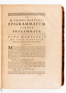 [Classici latini] Martialis, Marcus Valerius : Epigrammatum libros 15... ad usum serenissimi Delphini. Antoine Cellier, Paris 1680  - Asta Libri Rari & Manoscritti del XVI Secolo - Associazione Nazionale - Case d'Asta italiane