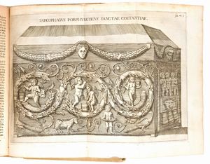 [Catacombe/Roma] Bosio, Antonio & Severano, Giovanni : Roma sotterranea. Roma, Michel'Angelo e Pietro Vincenzo fratelli de' Rossi, 1710  - Asta Libri Rari & Manoscritti del XVI Secolo - Associazione Nazionale - Case d'Asta italiane