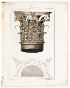 [Architettura/Roma] Scamozzi, Ottavio Bertotti : Le terme dei romani disegnate da Andrea Palladio e ripubblicate con la giunta di alcune osservazioni... Giovanni Rossi, Vicenza 1797  - Asta Libri Rari & Manoscritti del XVI Secolo - Associazione Nazionale - Case d'Asta italiane