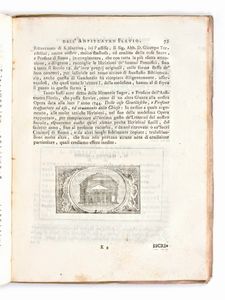 [Roma] Marangoni, Giovanni : Delle memorie sacre, e profane dell'anfiteatro Flavio di Roma volgarmente detto il Colosseo. Roma, Niccolò e Marco Pagliarini 1746  - Asta Libri Rari & Manoscritti del XVI Secolo - Associazione Nazionale - Case d'Asta italiane