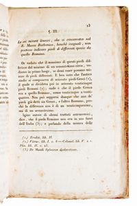 [Archeologia/Roma] De Samuele Cagnazzi, Luca :  Su i valori delle misure e dei pesi degli antichi romani desunti dagli originali esistenti nel Real Museo Borbonico.. Napoli, Angelo Trani, 1825  - Asta Libri Rari & Manoscritti del XVI Secolo - Associazione Nazionale - Case d'Asta italiane