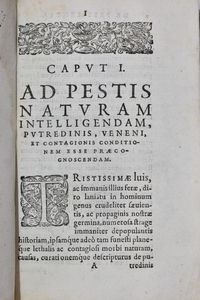 Minderer, Raymund: DE PESTILENTIA LIBER VNUS VETERUM ET NEOTERICORUM OBSERUATIONE CONSTANS, AUCTO RE RAYMUNDO MINDERERO MEDICINAE DOCTORE & REIP. AUGUSTANAE PHYSICO. [Augsburg], [1608].  - Asta Libri Rari & Manoscritti del XVI Secolo - Associazione Nazionale - Case d'Asta italiane