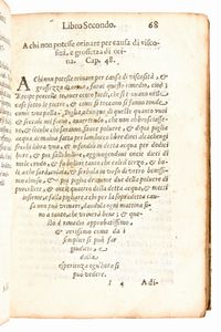 [Medicina] Fioravanti, Leonardo : De' secreti rationali... Libri cinque ... Con la tavola di tutti i capitoli. Venezia, Gerardo Imberti 1640  - Asta Libri Rari & Manoscritti del XVI Secolo - Associazione Nazionale - Case d'Asta italiane