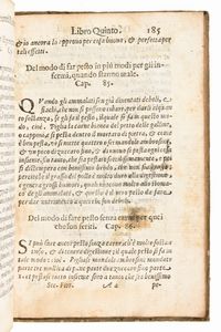 [Medicina] Fioravanti, Leonardo : De' secreti rationali... Libri cinque ... Con la tavola di tutti i capitoli. Venezia, Gerardo Imberti 1640  - Asta Libri Rari & Manoscritti del XVI Secolo - Associazione Nazionale - Case d'Asta italiane