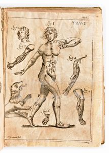 [Anatomia] Pascoli, Alessandro : Il corpo-umano, o breve storia, dove con nuovo metodo si descrivono in compendio tutti gli organi suoi, e i loro principali ufizi... G. Costantini & A. Poletti, in Perugia & Venezia 1700  - Asta Libri Rari & Manoscritti del XVI Secolo - Associazione Nazionale - Case d'Asta italiane