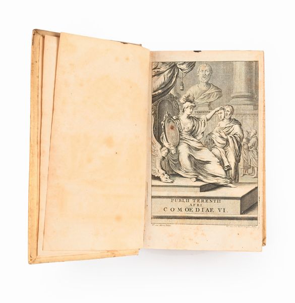 Publii Terentii Carthaginiensis Afri - Comoediae VI His accedunt integrae notae Donati, Eugraphii, Faerni, Boecleri, Farnabii, Mer. Casauboni, Tan. Fabri Tomus Primus-Secundus  - Asta Libri Antichi e Stampe - Associazione Nazionale - Case d'Asta italiane