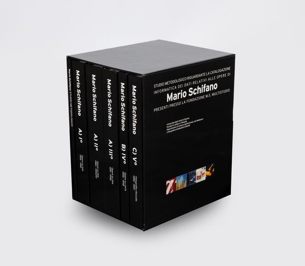 Mario Schifano - Archivio delle Opere di Mario Schifano catalogate presso la Fondazione M.S. Multistudio  - Asta Libri Antichi e Stampe - Associazione Nazionale - Case d'Asta italiane