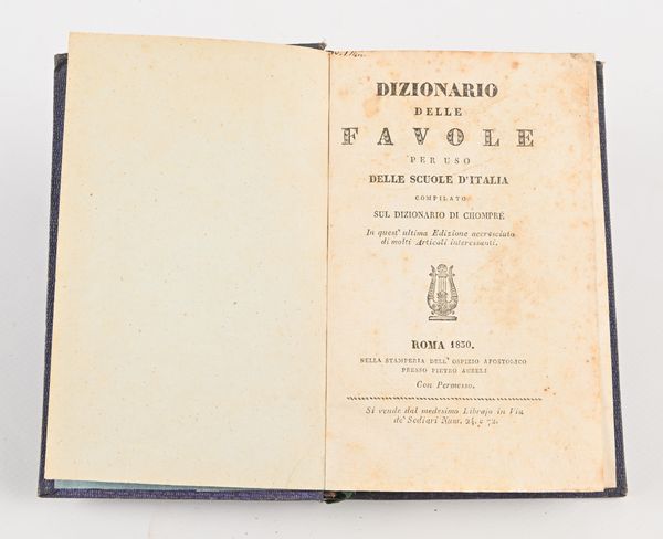 Favole esopiche dell'abate Carlo Felici  - Asta Libri Antichi e Stampe - Associazione Nazionale - Case d'Asta italiane