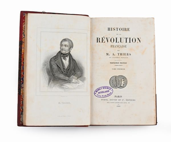 Historie de la Revolution Francaise, Thiers, 13° edizione  - Asta Libri Antichi e Stampe - Associazione Nazionale - Case d'Asta italiane