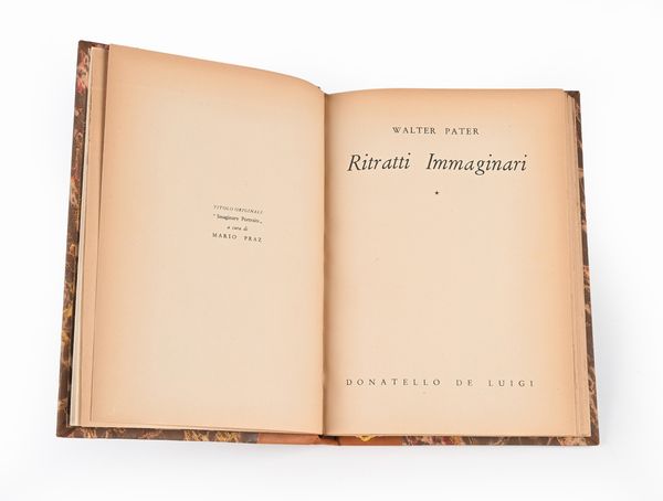 Pater - Ritratti immaginari - De Luigi - 1944  - Asta Libri Antichi e Stampe - Associazione Nazionale - Case d'Asta italiane