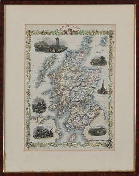 John Rapkin : Mappa della Scozia disegnata ed incisa da John Rapkin con illustrazioni in vignetta disegnate da N. Whittock e incise da J. Rogers  - Asta Libri Antichi e Stampe - Associazione Nazionale - Case d'Asta italiane