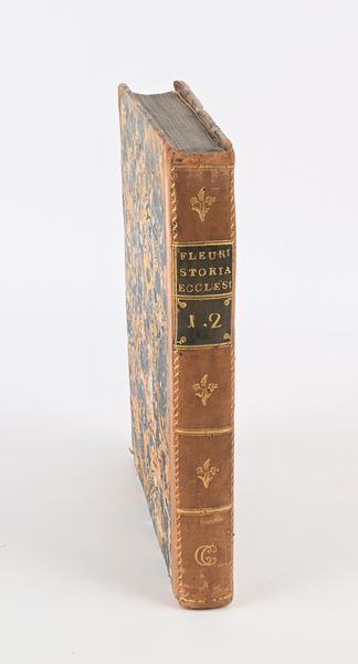 Claudio Fleury - Storia ecclesiastica tradotta dal francese dal signor Conte Gasparo Gozzi. Nuova edizione riveduta e corretta; Continuazione della Storia ecclesiastica e Giustificazione de' discorsi e della Storia ecclesiastica  - Asta Libri Antichi e Stampe - Associazione Nazionale - Case d'Asta italiane