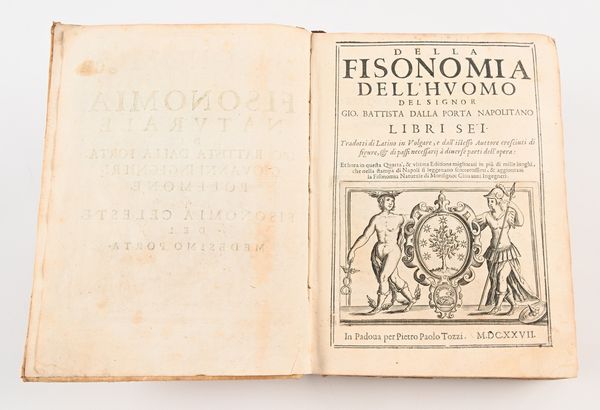 Giovan Battista della Porta - La fisonomia dell'Huomo. Libri sei  - Asta Libri Antichi e Stampe - Associazione Nazionale - Case d'Asta italiane