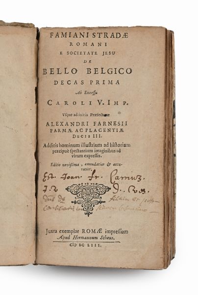 Famiani Stradae - De Bello Belgico. Decas Prima  - Asta Libri Antichi e Stampe - Associazione Nazionale - Case d'Asta italiane