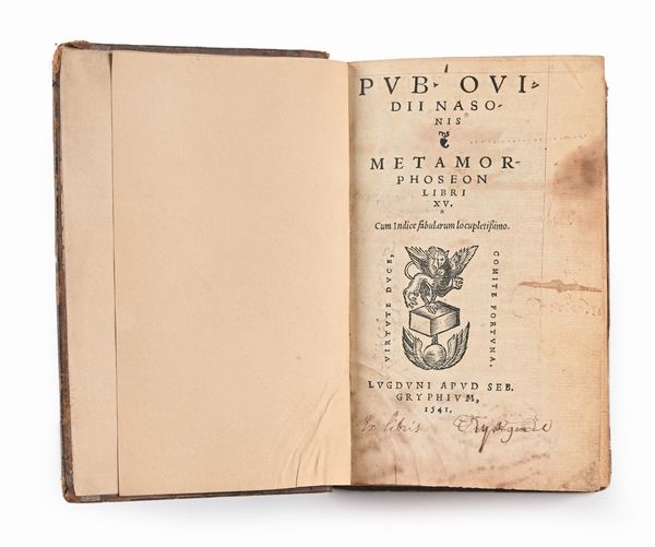 Pub. Ovidii Nasonis, Metamorphoseon Libri XV  - Asta Libri Antichi e Stampe - Associazione Nazionale - Case d'Asta italiane